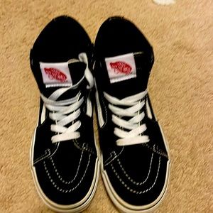 Black and White High Top converse